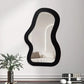 Curved Wall Mirror | White Rounded Frame
