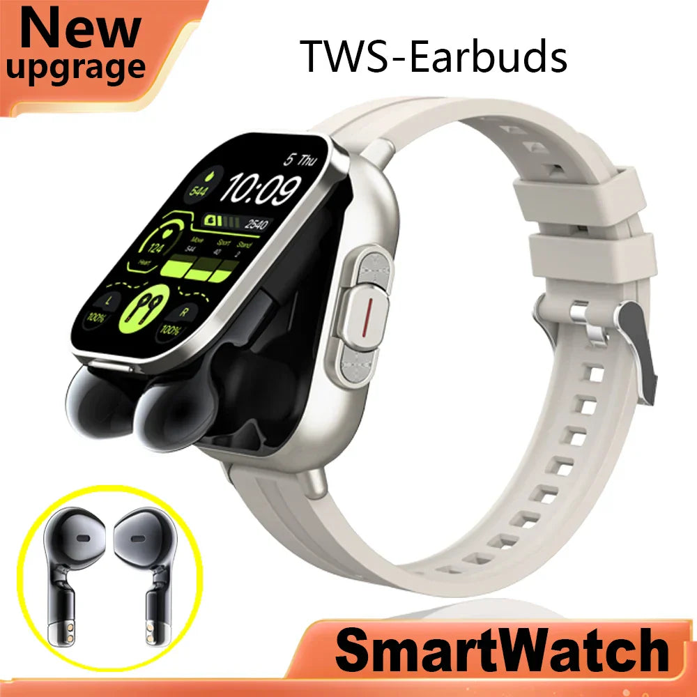 Advanced Sports Watch with AMOLED Display and Free Earbuds