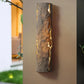 Rustic Bronze Outdoor LED Wall Sconce