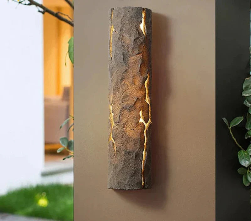 Rustic Bronze Outdoor LED Wall Sconce