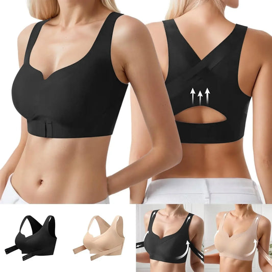 Comfortable Back Support Bra | Seamless Posture Correction - HappyKidMart