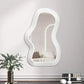 Curved Wall Mirror | White Rounded Frame