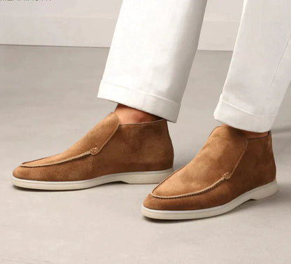 Luxury Faux Leather Slip On Loafers