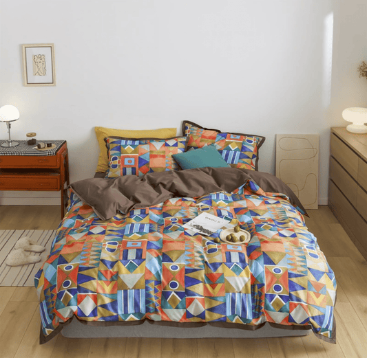 Stylish Cotton Bedding Set | Classic Floral Pattern - HappyKidMart