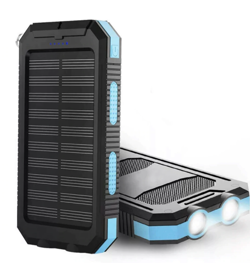 Portable Waterproof Solar Charger 500000mAh Dual USB - HappyKidMart