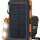 Portable Waterproof Solar Charger 500000mAh Dual USB
