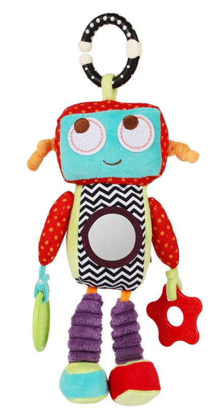 Interactive Baby Robot Toy | Soft Sensory Playmate - HappyKidMart