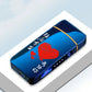 Rechargeable Double Flame Lighter Blue Metal Design