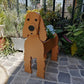 Adorable Dog Figurine Garden Planter