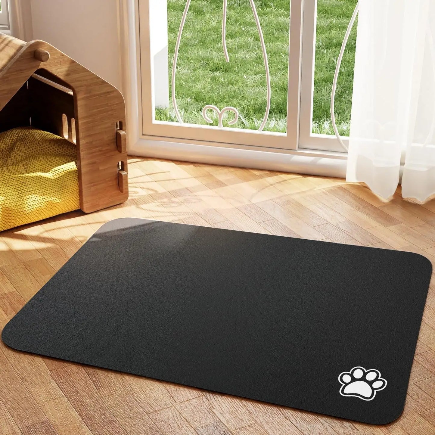 Waterproof Pet Feeding Mat | Easy-Clean Floor Protector
