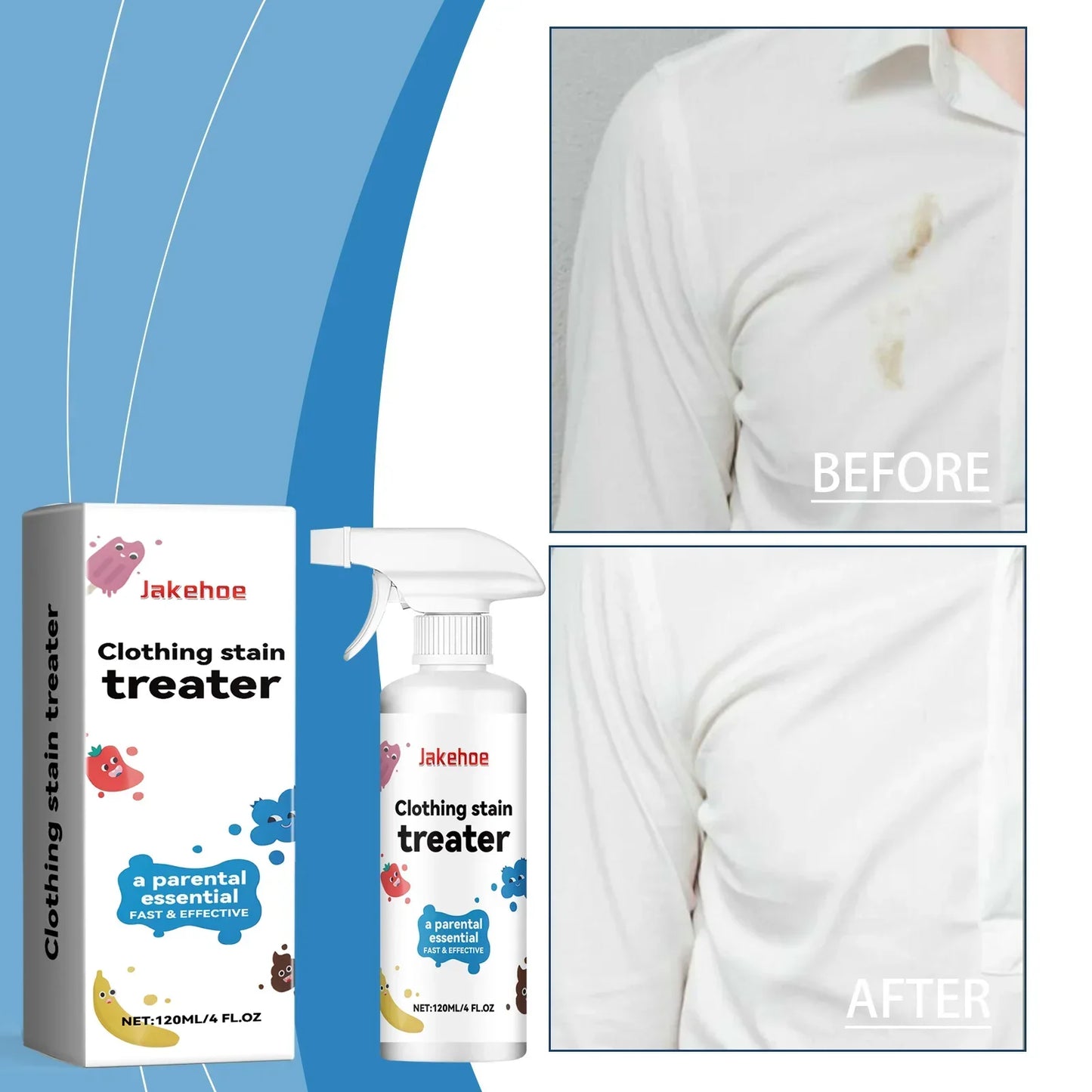 Powerful Stain Cleaner Spray | Quick Fabric Stain Remover - HappyKidMart