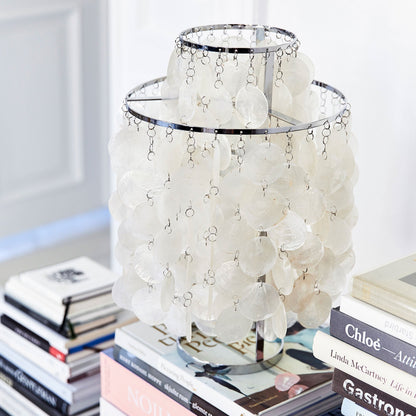 Coastal Mother of Pearl Drop Lamp