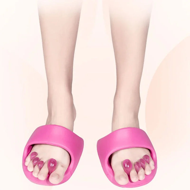 Comfortable Posture Support Slippers | Orthotic Toe Spacer Design