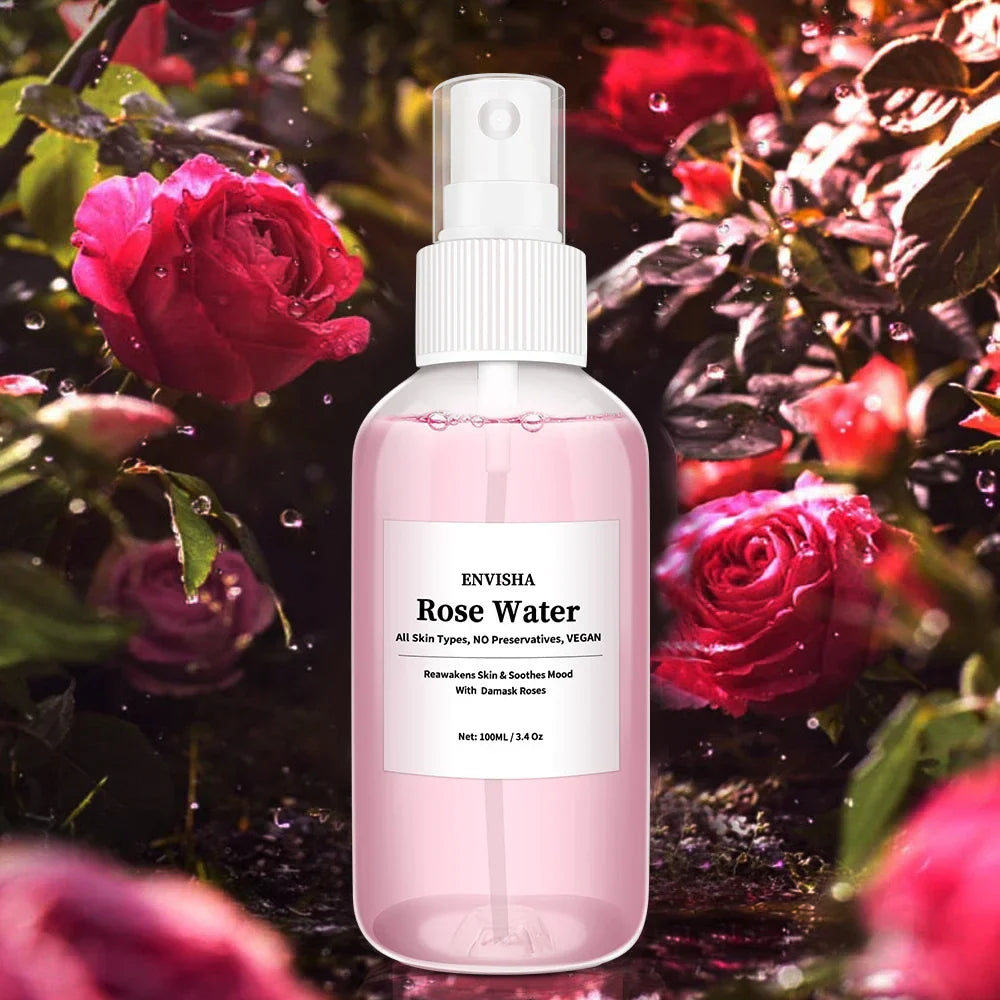 Fresh Rose Facial Mist | Real Rose Petal Extract - HappyKidMart