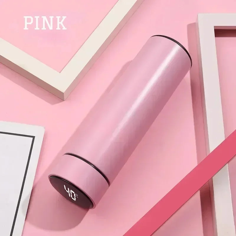 Insulated Thermal Water Bottle | Digital Temp Display 500ML