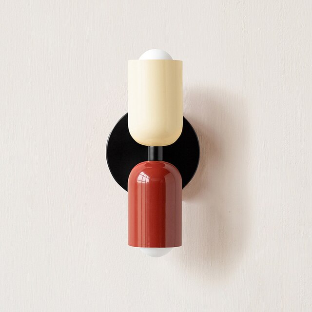 Contemporary Dual Head White Wall Lamp