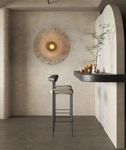 Natural Bamboo Pendant Light Fixture