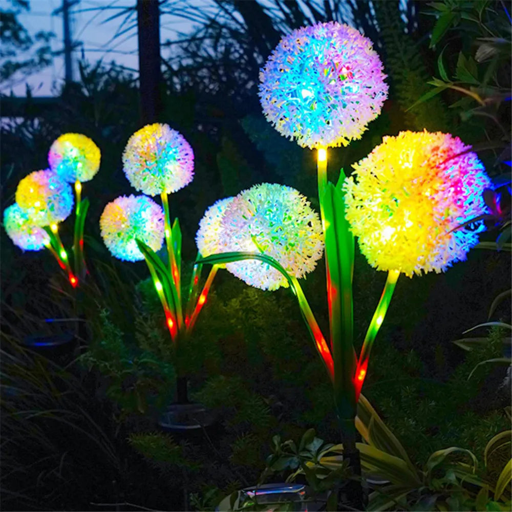 Bright Solar Powered Outdoor Lights Set