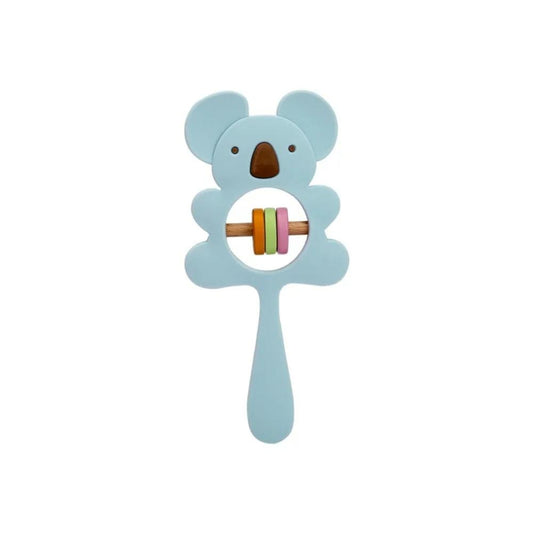 1PCS Silicone Teether Koala Handbells