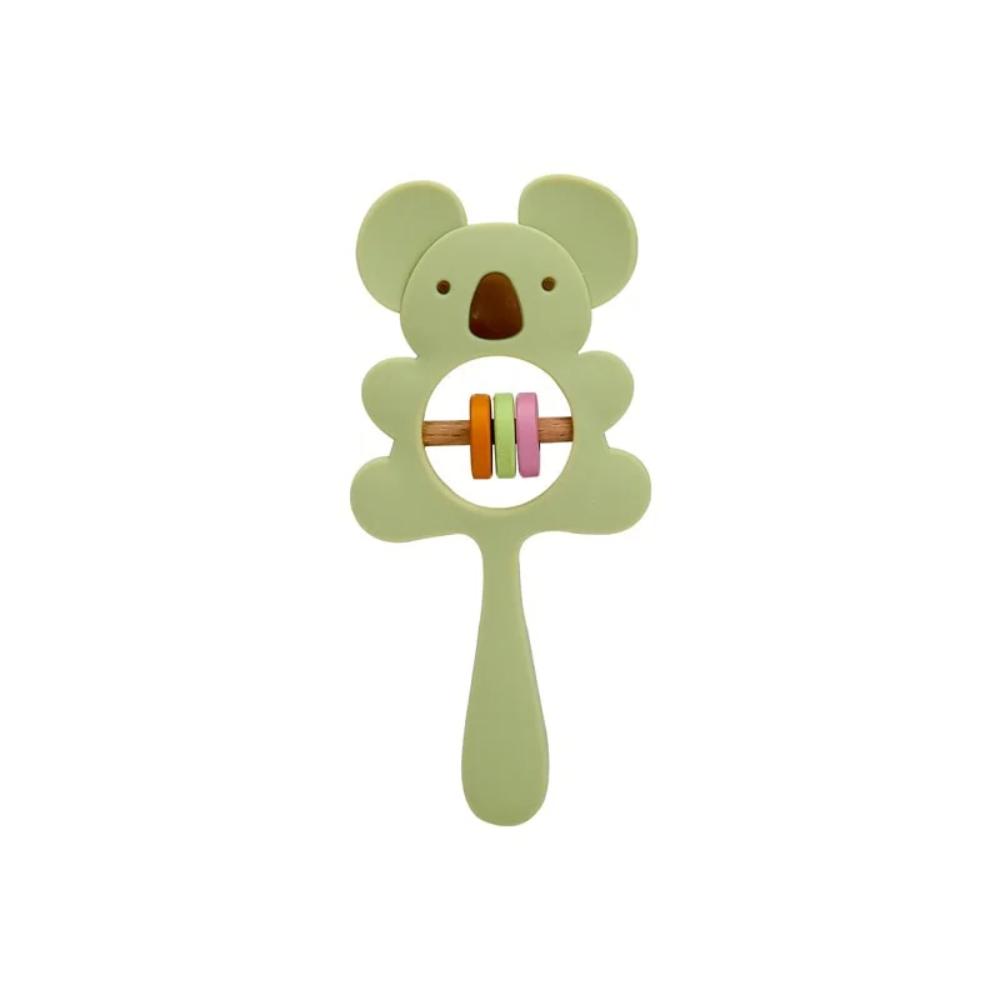 1PCS Silicone Teether Koala Handbells