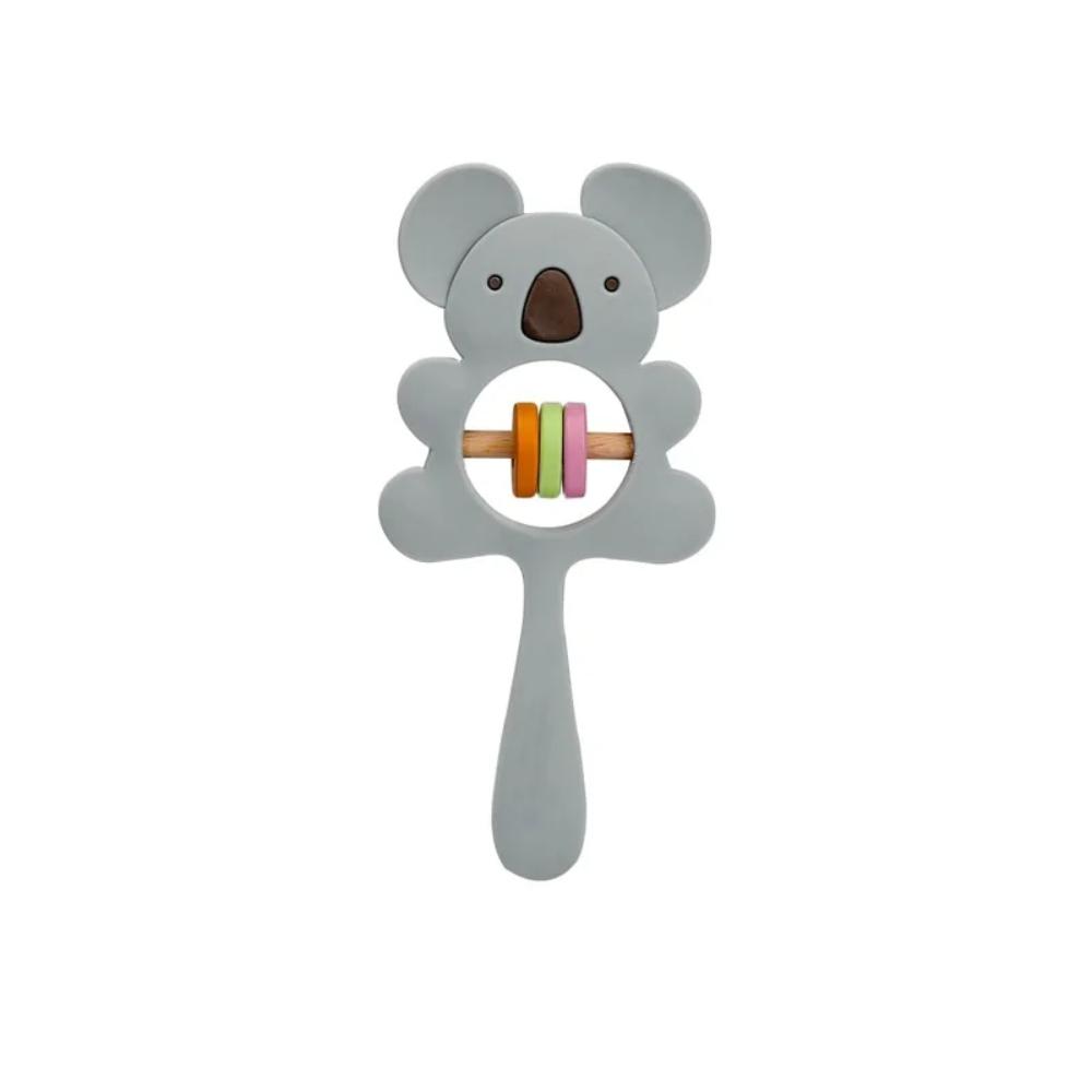 1PCS Silicone Teether Koala Handbells