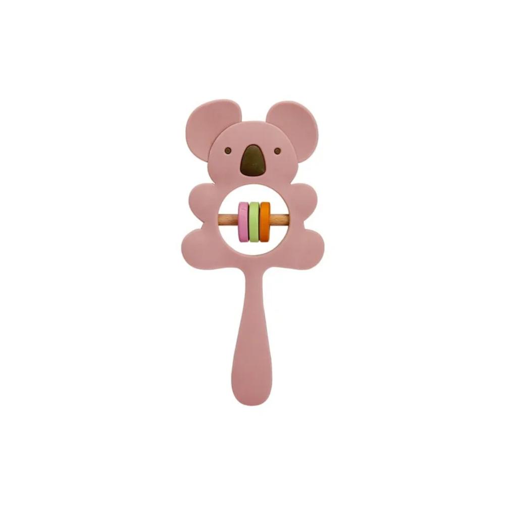 1PCS Silicone Teether Koala Handbells