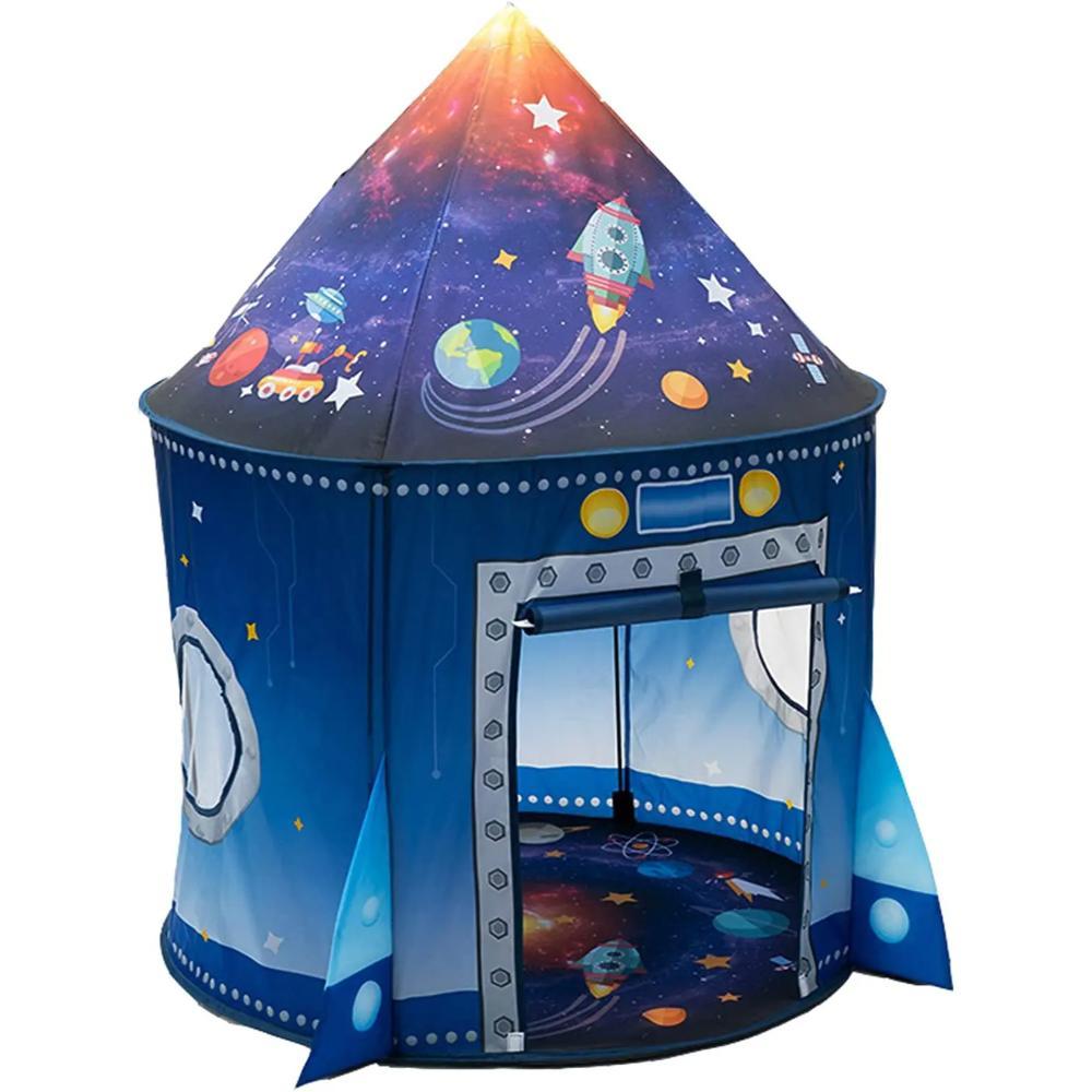 Rocket Spaceship Kids Play Tent