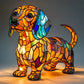 Colorful Glass Pet Lamp Tiffany Inspired Home Decor