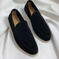 Luxury Beige Slip On Loafers