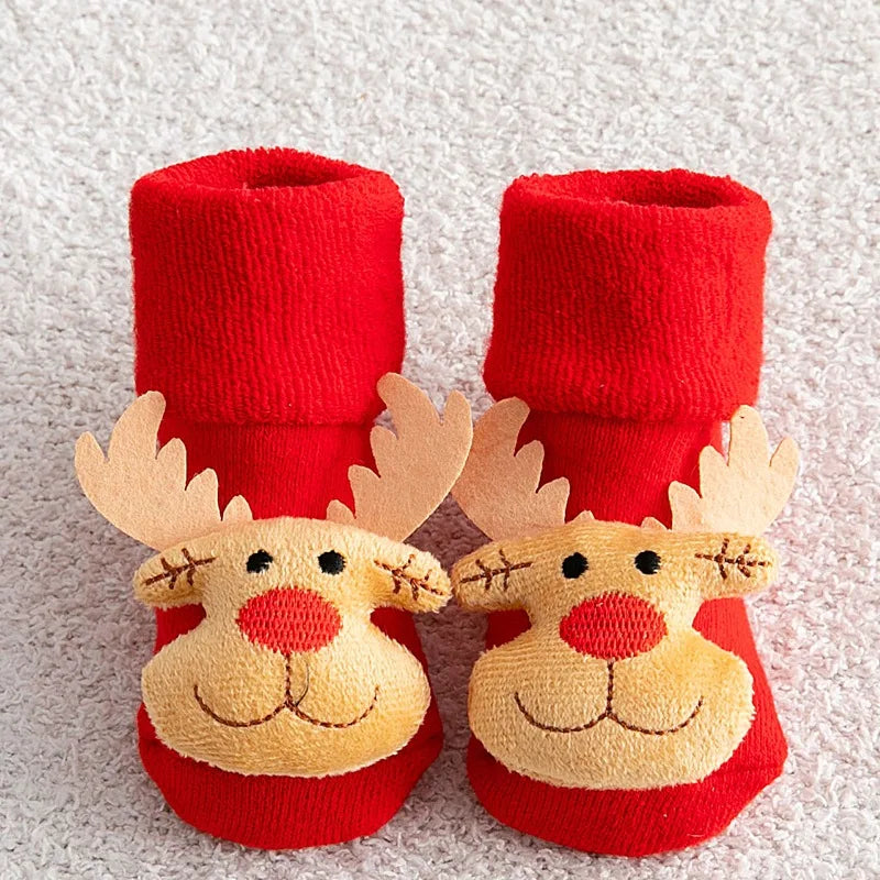 Baby Christmas Socks for Newborns