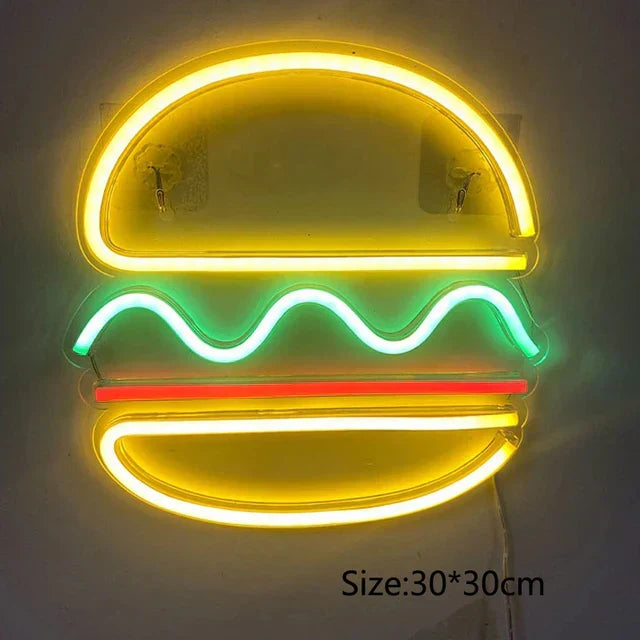 Colorful LED Neon Sign | USB Powered Wall Light
