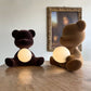 Plush Bear Desk Lamp | Warm Velvet LED Table Light