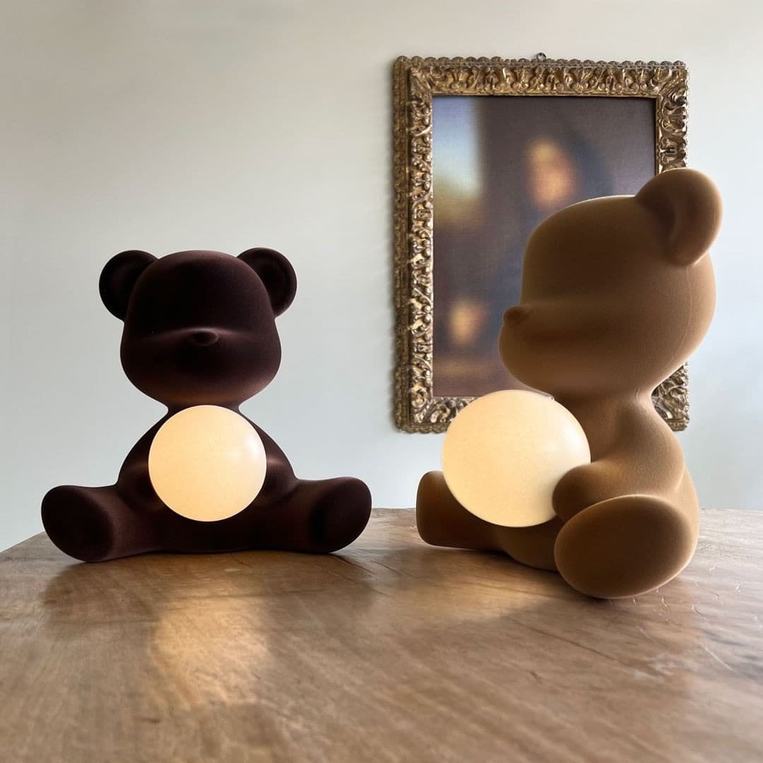 Plush Bear Desk Lamp | Warm Velvet LED Table Light