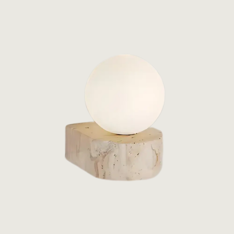 Elegant Marble Globe Wall Lamp - HappyKidMart
