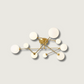 Luxury Chandelier Ceiling Lamp | Metal Arms with Glass Shades - HappyKidMart