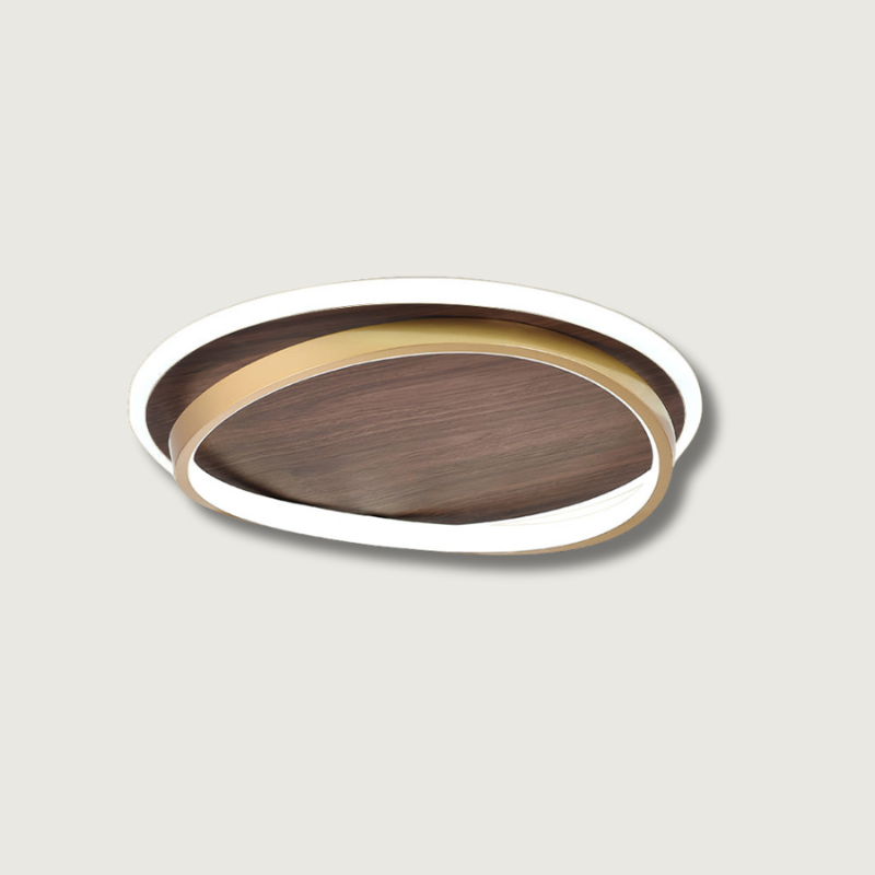 Stylish Dual Ring LED Ceiling Lamp - HappyKidMart