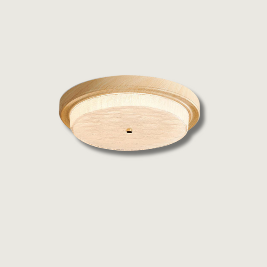 Sleek Overhead Light | Simple Metal Glass Fixture - HappyKidMart
