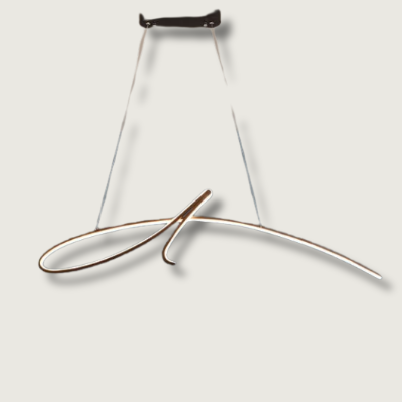 Stylish LED Ceiling Light | Sleek Metal Frame - HappyKidMart