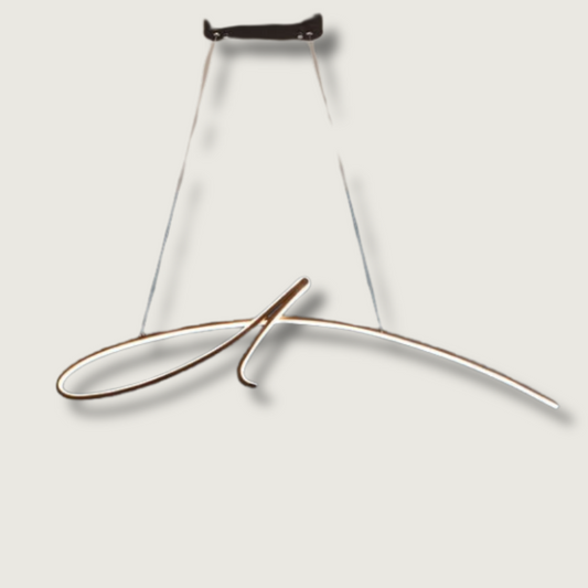 Stylish LED Ceiling Light | Sleek Metal Frame - HappyKidMart