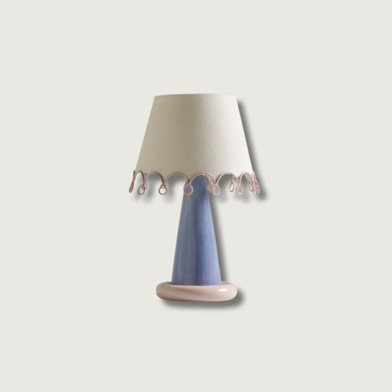 Elegant Table Lamp | Floral Pattern Shade - HappyKidMart
