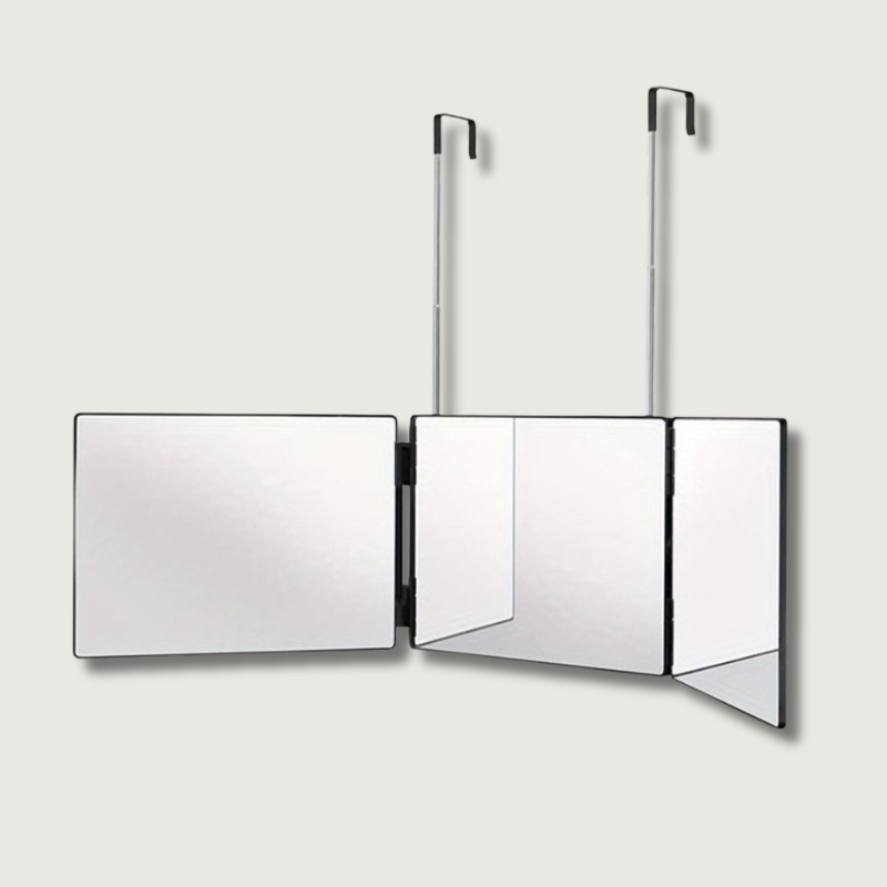 Large Rectangular Wall Mirror with Adjustable Tilt - HappyKidMart