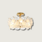 Elegant Glass Pendant Light | Clear Globe Gold Pendant - HappyKidMart