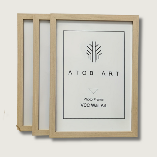Rustic Wooden Picture Frame Set - HappyKidMart