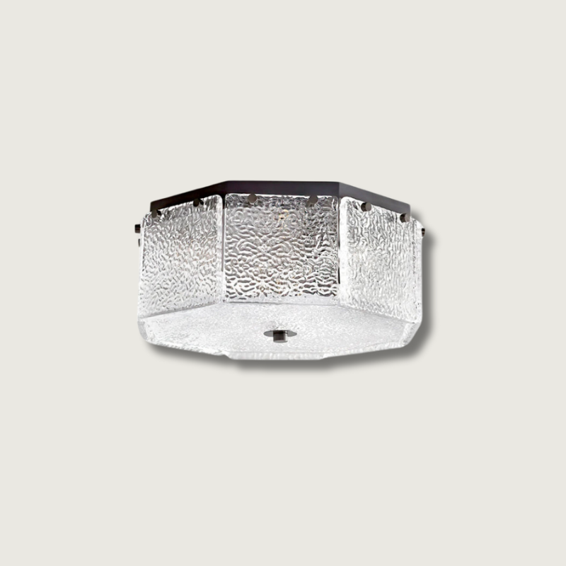 Stylish Glass Hexagon Ceiling Lamp - HappyKidMart