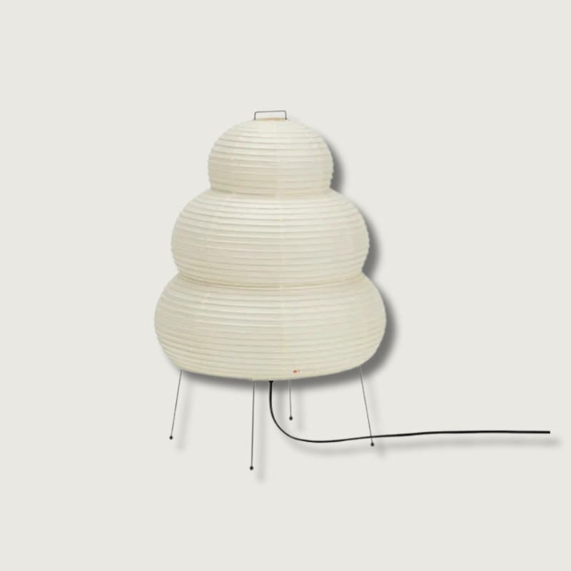 Asian Style Paper Shade Floor Lamp - HappyKidMart