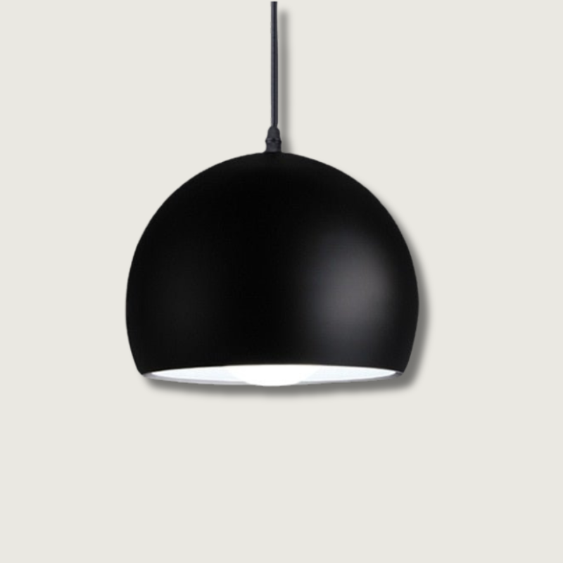 Sleek Black Metal Pendant Lighting - HappyKidMart