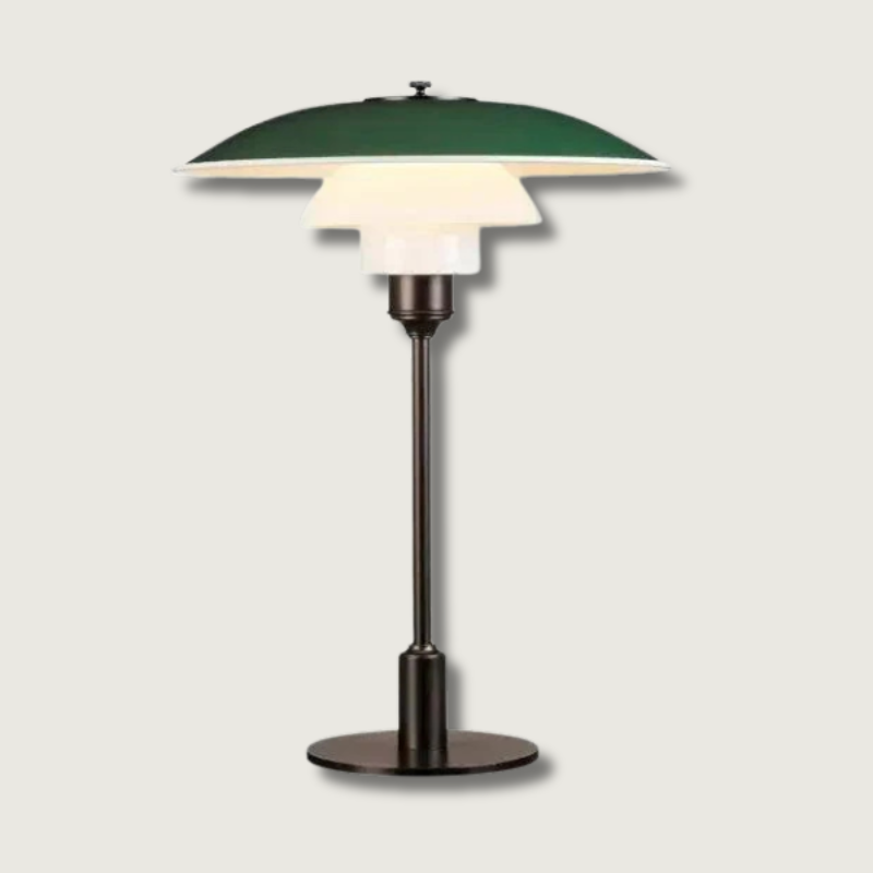 Stylish Glass Table Light | 3 Tier Shade Design - HappyKidMart
