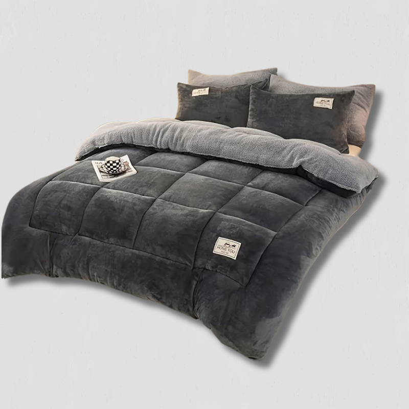 Soft Quilted Bed Comforter Set - HappyKidMart