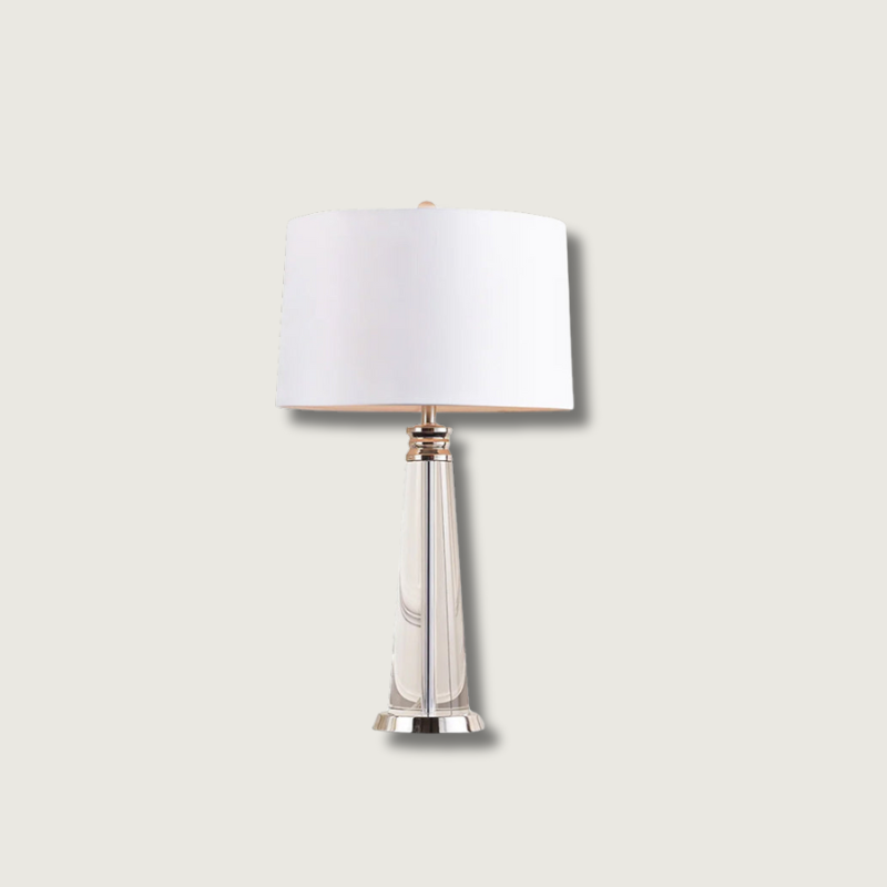 Elegant Glass Table Light | Slim Base Design - HappyKidMart
