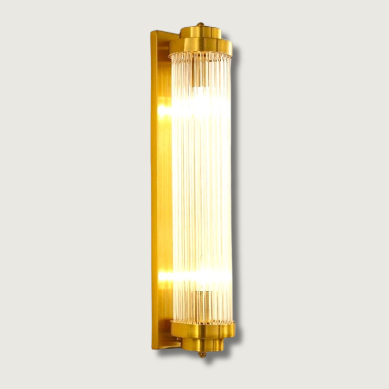 Luxury Gold Crystal Glass Wall Light - HappyKidMart